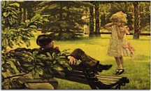 Uncle Fred James Tissot Reprodukcia zs18298