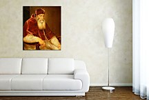 Tizian obraz - Portrait of Pope Paul III zs18314