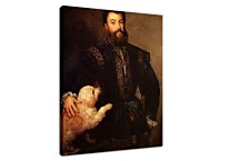 Tizian reprodukcia - Portrait of Federico II Gonzaga zs18325