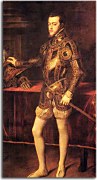 Reprodukcia Tizian - Portrait of Philip II zs18330