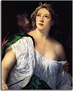 Tizian obraz - Samovražda Lukrécie zs18337
