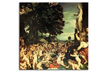 Tizian obraz - The Worship of Venus zs18340