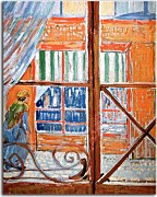 Vincent van Gogh Obraz - A Pork-Butcher's Shop Seen from a Window 