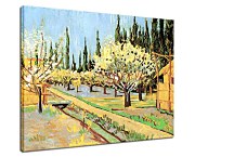 Vincent van Gogh obraz - Orchard in Blossom, Bordered by Cypresses zs18418