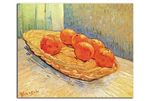 Still Life with Basket and Six Oranges zs18472 - Reprodukcia Vincent van Gogh