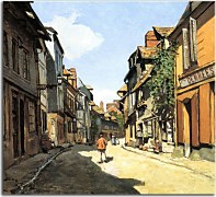 Monet reprodukcia - Street in Saintes-Maries zs18475