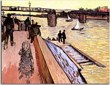 The Bridge at Trinquetaille zs18480 - Reprodukcia Vincent van Gogh